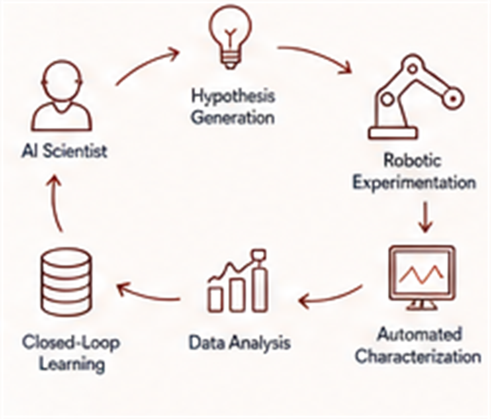 Closed-loop autonomous science research cycle